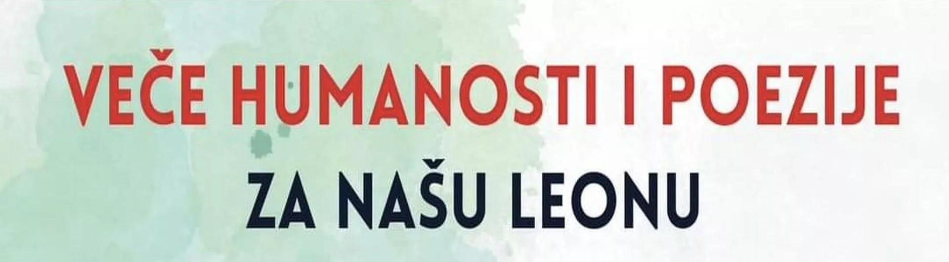 Veče humanosti za Leonu