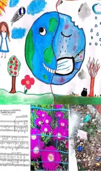 Kulturno-umetnički program na temu zaštite životne sredine „Zagrli planetu! Moje je nebo plavo, a trava zelena“