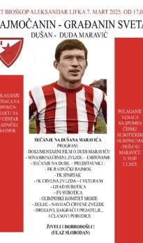 Projekcija dokumentarnog filma o Dušanu-Dudi Maraviću